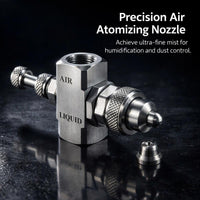 Stainless Steel Spray Tip, 1/4BSPT Female Thread Mist Nozzle, Cone Shape Spray Tip, Uniform and Fine - Image 2