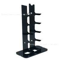Acrylic Knife Display Stand for 7 Knives, Clear/White/Black