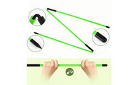 Adjustable Golf Swing Coach with Alignment Rods Shallow Swing Guide with Alignment Rods Portable Sports Equipment Consistent for Beginners