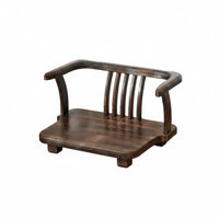 With Armrests Japanese Legless Chair spinal Support Legless Armchair adaptable Use spinalrest Seat Minimalist Design for Meditators, Work from Home Professionals, Students, floor mat Room, Bay casement, Floor, Bedroom