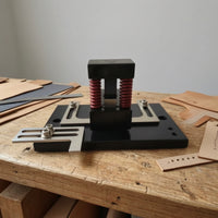 Manual Punch Press with Lever Handle Manual Punching Machine Heavy-Duty Leather Punching Machine for Makers, Workshop