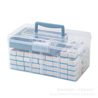 Mahjong Tile Storage Box Large Plastic Empty Case for Home Use