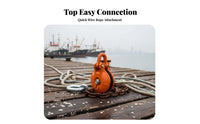 rotating Hook Pulley sturdyDuty recovery Block High Strength for Tow vehicle professionals