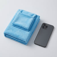 Super Absorbent Microfiber Car Drying Towel, Thick Split Microfiber with Bound Edges for Detailing, 70cm X 30cm, 1 Pack