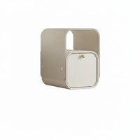 Transparent C-Shaped Table Multifunctional Nightstand Clear Look for Living Room