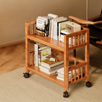 rolling bookshelf