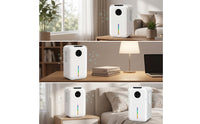 Portable Desktop Dehumidifier Mini Dehumidifier with 2.5L Tank Spillspill-Proof Compact Moisture Absorber for Office, Bedroom