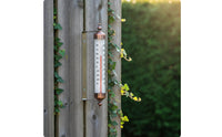 Thermometer with Mounting Bracket Bronze Effect for Yard, Gardeners