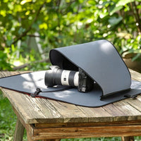 Portable Padded Camera Wrap Foldable Camera Wrap with Straps Soft Cloth Multi-Functional for Photographers