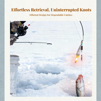 Mini Carbon Fiber Ice Fishing Rod, Hard Action, Lake