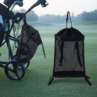 Sporting Cart Mesh Storage Bag Easy Installation Sporting Push Cart Storage Bag Sports Accessory Lightweight Large Capacity