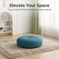 Floor Pillow Meditation Cushion, Washable Round Floor Cushion for Adults, Living Room Balcony Outdoo - Image 4