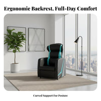 Highrear Reclining Rotating Chair Modern Aesthetic Office Furniture Ergonomic Design Lumbar and Headrest Pillows for Players