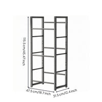 Three-Tier Beverage Rack Space Saving Metal Beverage Rack Multi Functional