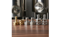 Efficient Cooling 20 Plate Wort Chiller Copper Brazed Heat Exchanger Compact Design Brewing Equipment for Homebrewers