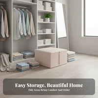 Foldable Framed Storage container Portable Handles Stackable Viewing Paneled container