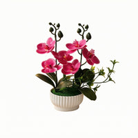 Artificial Blossom Arrangement All Year Color Potted Blossom Decor Lifelike