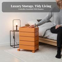 Rotating Multi-Tier Container Nordic design Side Cabinet revolving Design
