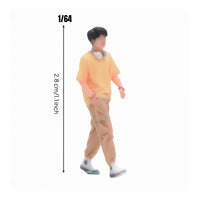 Miniature Boy Figurine Display Handmade Resin Figurine
