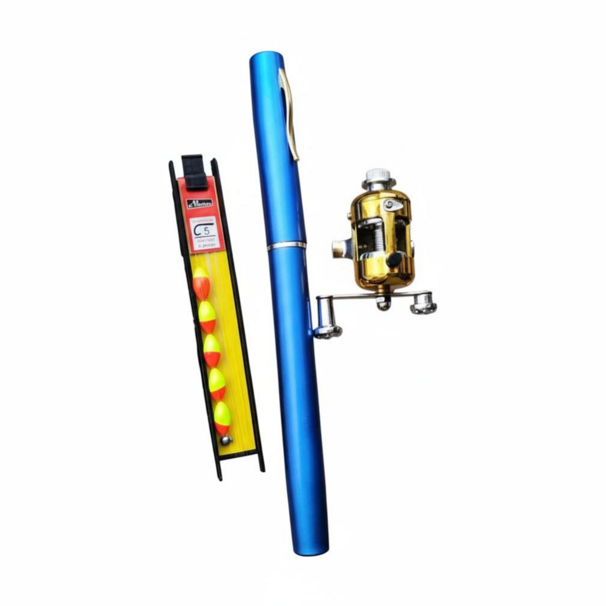 Portable Mini Fishing Rod, Telescopic Pole, Pond