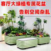 金属种植箱可移动菜框花箱花盆花槽户外阳台花庭院楼顶种花蔬菜床
