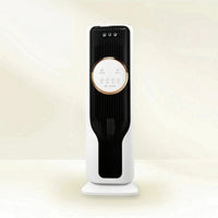 Floor-Standing Air Cooler and Heater 2-in-1 Vertical Fan with Handheld Controller Control Heating Air Conditioner with Heater Year-Round for Living Room, Home, Bedroom, Office