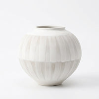 Wabi-Sabi Ceramic Vase, Hand-Painted Chinese Style