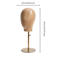 Hairpiece Head with Stand Adjustable-Height Mannequin Head with Stand Stable for Boutiques, Studios