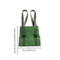 Canvas Orchard Picking Bag Adjustable Straps Canvas Picking Pouch Heavy Duty Agricultural Implement for Farmers