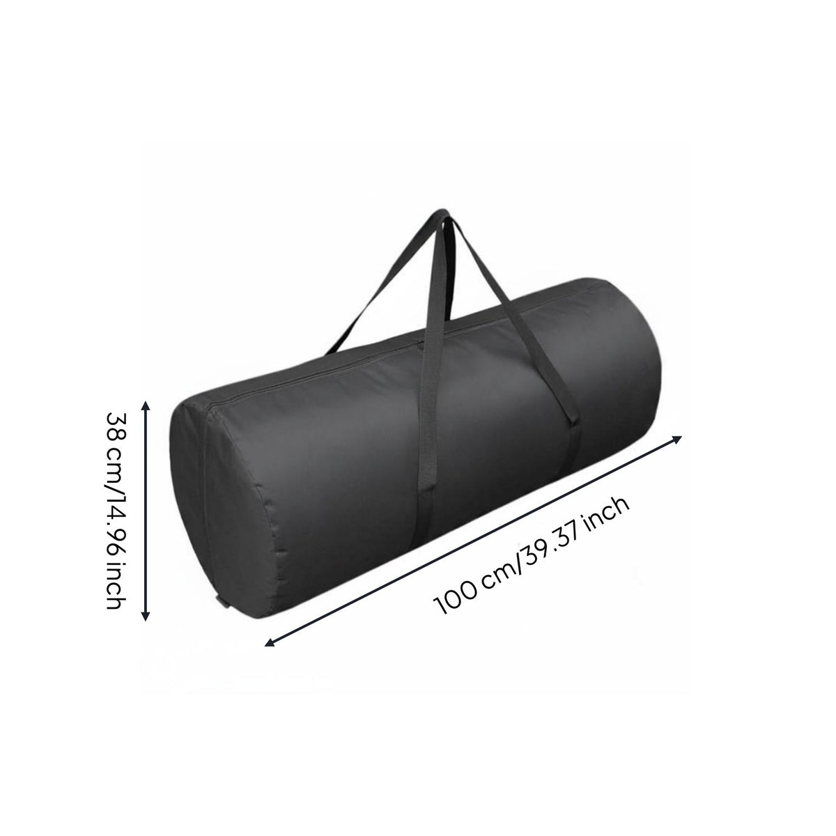Bedding Storage Bag with Handles Quilt Storage Bag Zippered Closure Household Goods for Indoor