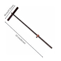 2-in-1 Glass Tile Cutter High Accurate T-Handle Glass Cutter for Renovation, Construction