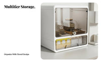 Cup Display Box with Drawers Clutter-without Charge Organization Desktop Storage