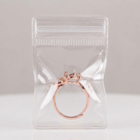 PVC Jewelry Anti Tarnish Bags, Anti Oxidation Zipper Lock for Storage, Jewelry Organizer Anti Oxidation Travel, Oxidation Bag PVC Jewelry