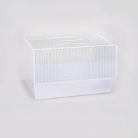 Bird Carrier Avian Carrier Cage with Standing Perch, Wire Cage for Parrot Parakeet, Portable Carrier with Handle for Small Pet Outings