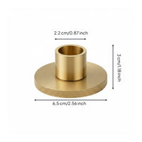 Brass Candle Holder Decorative Modern Candle Cup Gold Finish for Celebration
