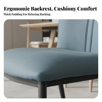 Upholstered Side Chair Ergonomic Design Dining Room Furniture Easy Assembly
