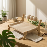Raised Feline Bed Sturdy Construction Elevated Feline Bed Easy to Install
