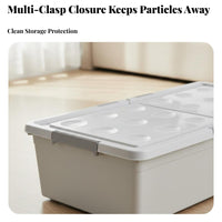 Rolling Under-Bed Container Easy to Pull away Rolling Container with Lid