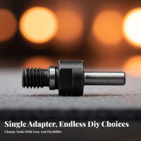 Drill to Grinder Adapter Versatile Polishing Pad Connecting Rod Polishing Disc Connecting Rod Easy Installation for Garage