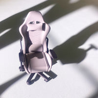 1:12 Scale Dollhouse Miniature Gaming Desk and Chair Set with Computer