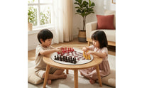 3-Player Chess Set Portable Three-Player Chess Chessboard Beginner-Friendly Sturdy for Families, Travel, Classroom