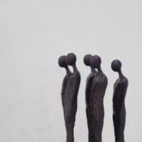 Boat Sculpture with Figures Minimalist Abstract Sculpture Artistic Decorative Statue for Living Room, Shelf