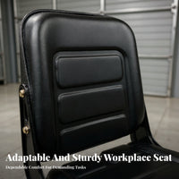 Forklift Seat Sturdy Construction Loader Seat High-Density Foam for Landscaping