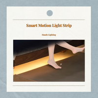 Rechargeable motion sensor strip light