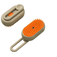 Pet Spray Brush with Foldable Handle Detangling for Dogs, Cats