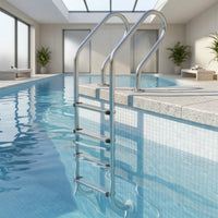 Stainless Steel Pool Ladder Anti-Skid Pool Ladder with Handrails Rust-Resistant