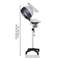 Vertical Hair Steamer Machine Wheeled Vertical Hair Steamer Timer Switch for Salon