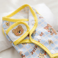 Pet Recovery Suit, Medical Recovery Suit Post Surgery for Dogs and Cats, Short Sleeve Fasteners, Cartoon Print Spay Neuter Suit, Pet Hygiene Wear