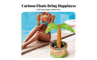 Portable Inflatable Serving Bar Easy to Inflate Floating Serving Bar Sturdy PVC Material for Families, Beachgoers, Beach, Lake