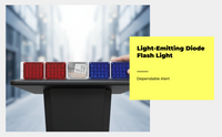 LED blinker, emergency, 12V/24V/220V